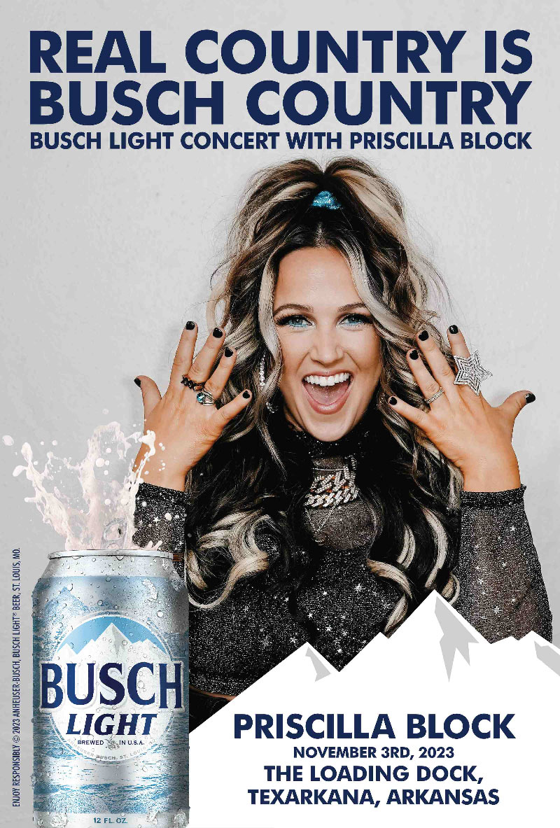 Priscilla Block Busch Light Concert Texarkana Arkansas